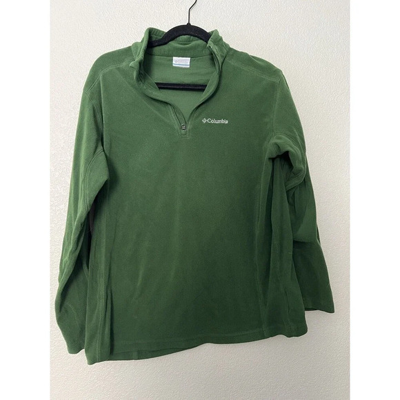 Columbia Men's Fleece Pullover Jacket 1/4 Zipper Size Large - Picture 1 of 4